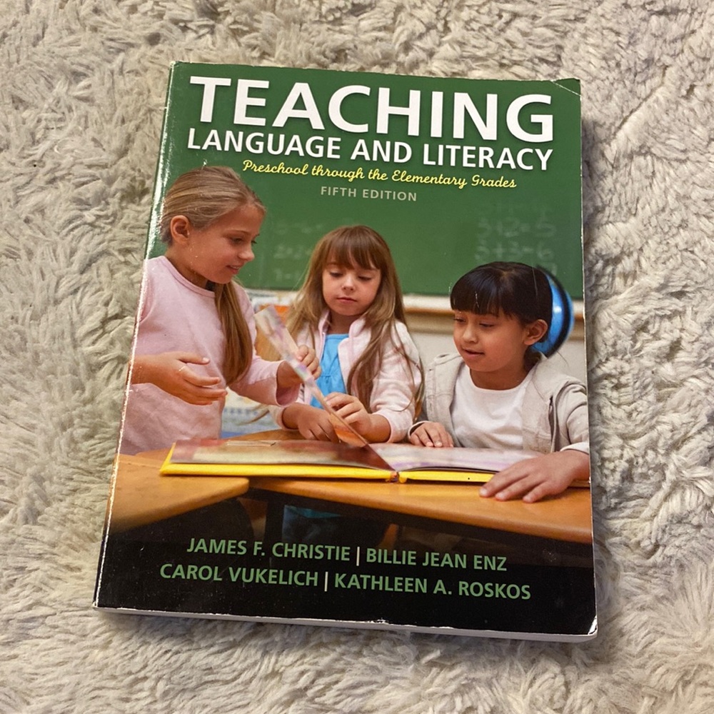 teaching language and literacy textbook